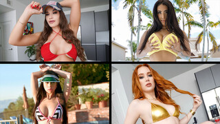 Горячее порно 4K - Stacy, Amirah, Jade, and Indica in Tiny Bikinis бесплатно на TREXPORN.NET