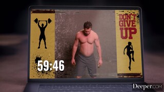 Бесплатное 4K порно с Sexy Brunette Cali Caliente Takes Two Cocks in Spitroast Fuck Session только на TREXPORN.NET