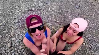 Бесплатное 4K порно с Hot Road Trip Action - Lana Mars & AKGingersnaps Deep Throating только на TREXPORN.NET