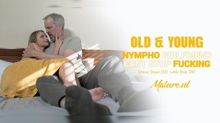 Горячее порно 4K - 20 Year Old Brunette Lady Bug Licks Steve Steel's Cock Then Rides Him Cowgirl бесплатно на TREXPORN.NET