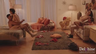 Горячее порно 4K - Hot Double Date - MILF & Brunette in Wild Group Sex бесплатно на TREXPORN.NET