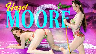 Горячее порно 4K - Brunette Hazel Moore Shows Off Belly Button Piercing While Sucking Johnny Palms бесплатно на TREXPORN.NET