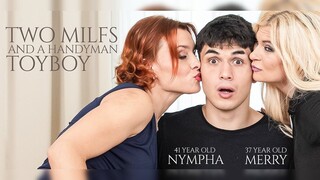 Горячее порно 4K - 37yo MILF Merry and 41yo Nympha Get Naughty бесплатно на TREXPORN.NET