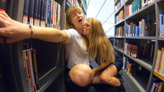 Горячее порно 4K - Hairy Bookworms Get Naughty in Public бесплатно на TREXPORN.NET