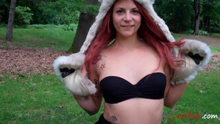 Горячее порно 4K - Blonde and Redhead Lesbians Have Fun Outdoors бесплатно на TREXPORN.NET