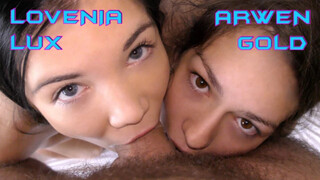 Бесплатное 4K порно с Young Brunettes Lovenia Lux and Arwen Gold Get Naughty только на TREXPORN.NET